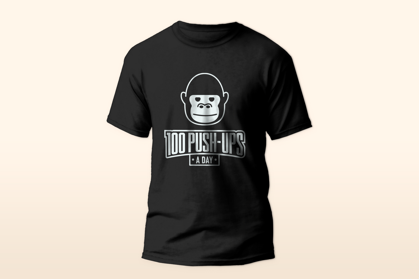 100 Push-Ups a Day T-Shirt (Silver Level)